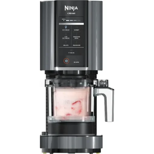 Ninja NC299AMZ CREAMi Ice Cream Maker, for Gelato, Mix-ins, Milkshakes, Sorbet, Smoothie Bowls & More, 7 One-Touch Programs