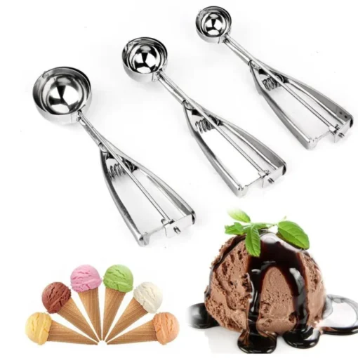 Multi-style Stainless Steel Ice Cream Scoop Ball Digger Handmade Ice Cube Mold Easy Demoulding Kitchen Accessories ice tray mold - Image 3