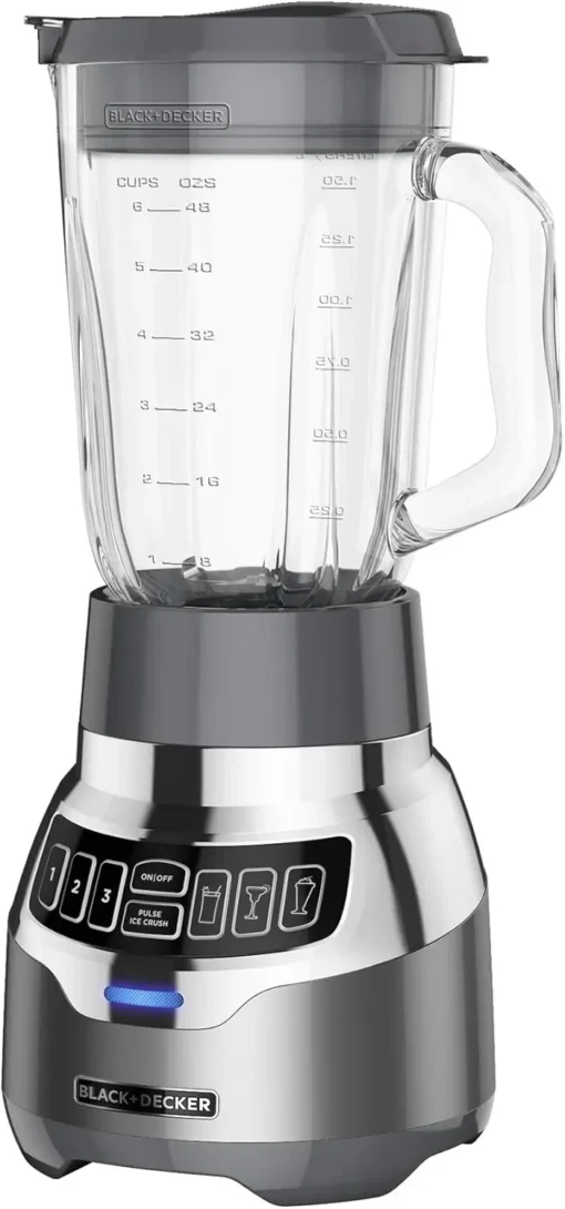 PowerCrush Digital Blender with Quiet Technology, Stainless Steel, BL1300DG-P