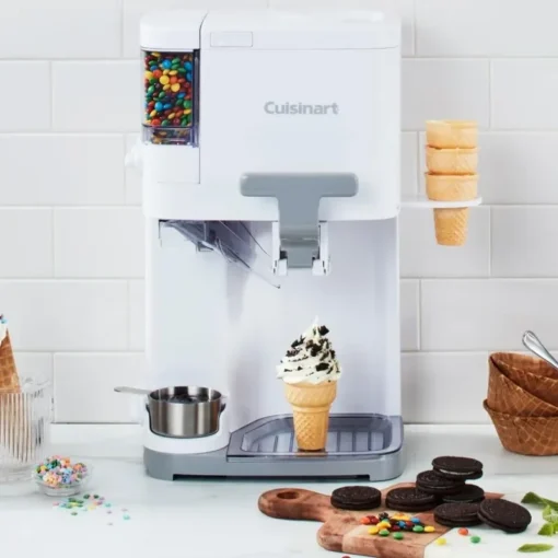 Cuisinart Soft Serve Ice Cream Machine- Mix It In Ice Cream Maker for Frozen Yogurt, Sorbet, Gelato, Drinks 1.5 Quart - Image 4